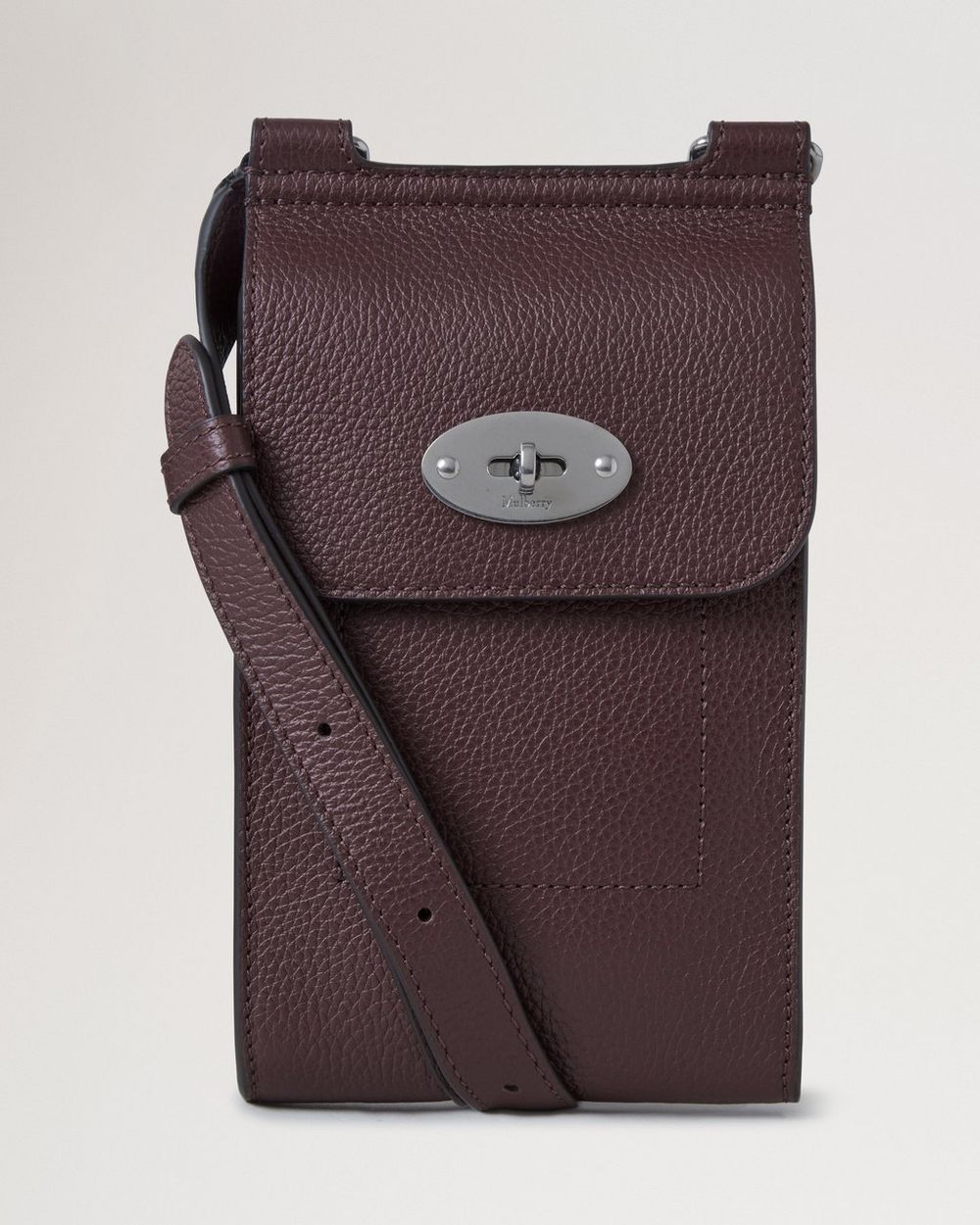 Mulberry | Mini Antony - Black Cherry Small Classic Grain
