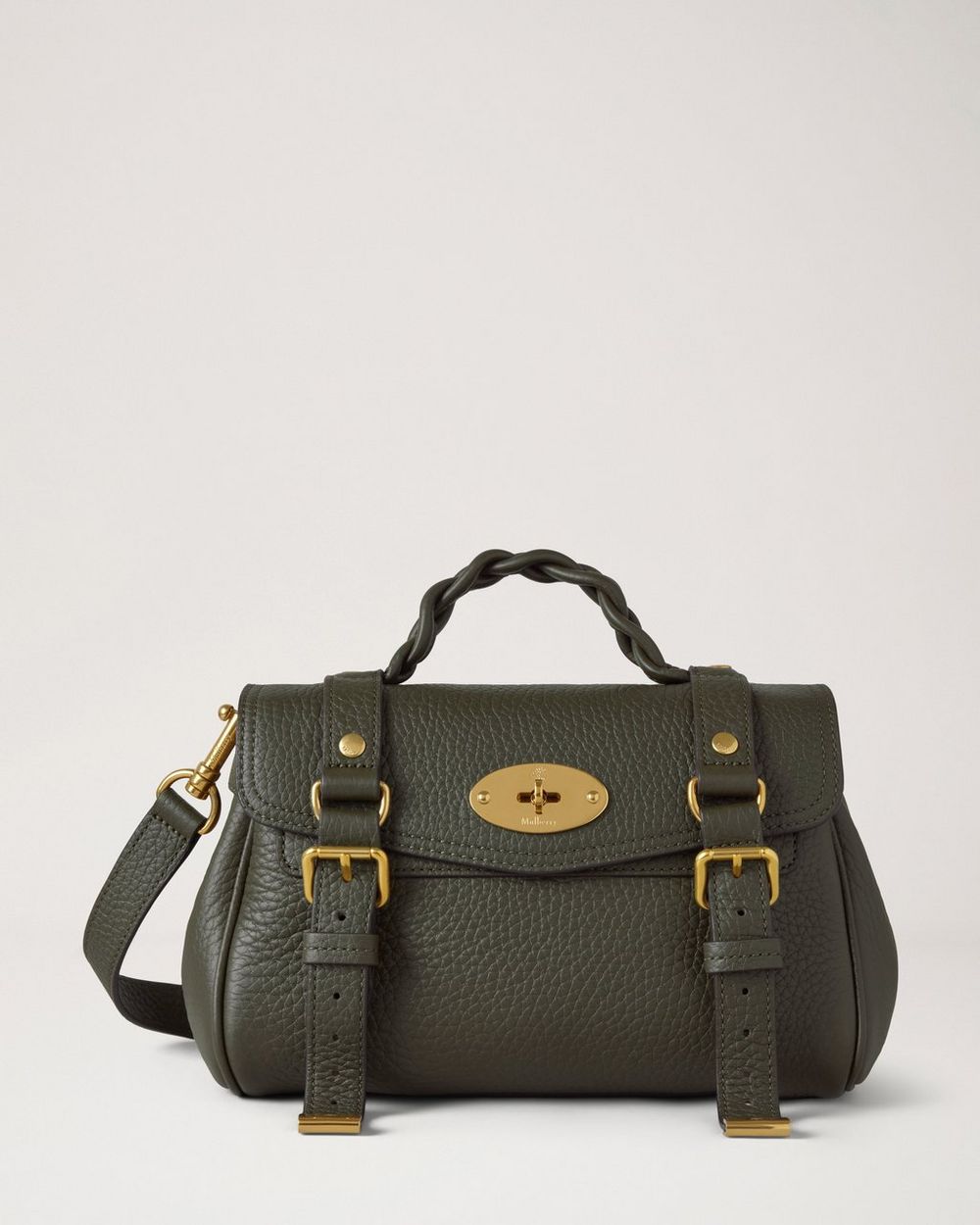 Mulberry | Mini Alexa - Juniper Green Heavy Grain