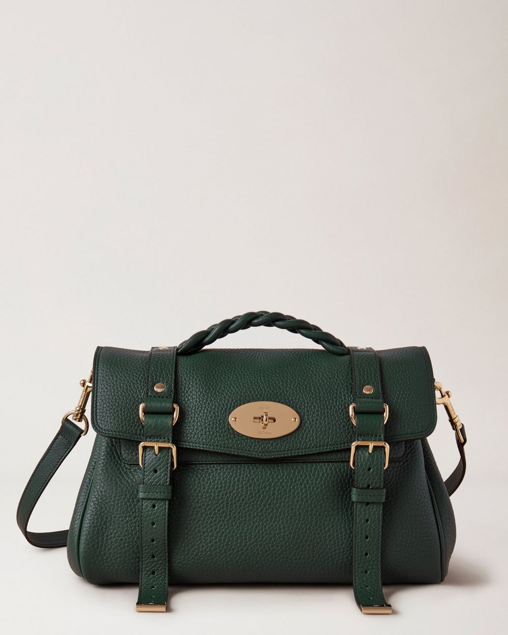 Mulberry | Alexa - Mulberry Green Heavy Grain