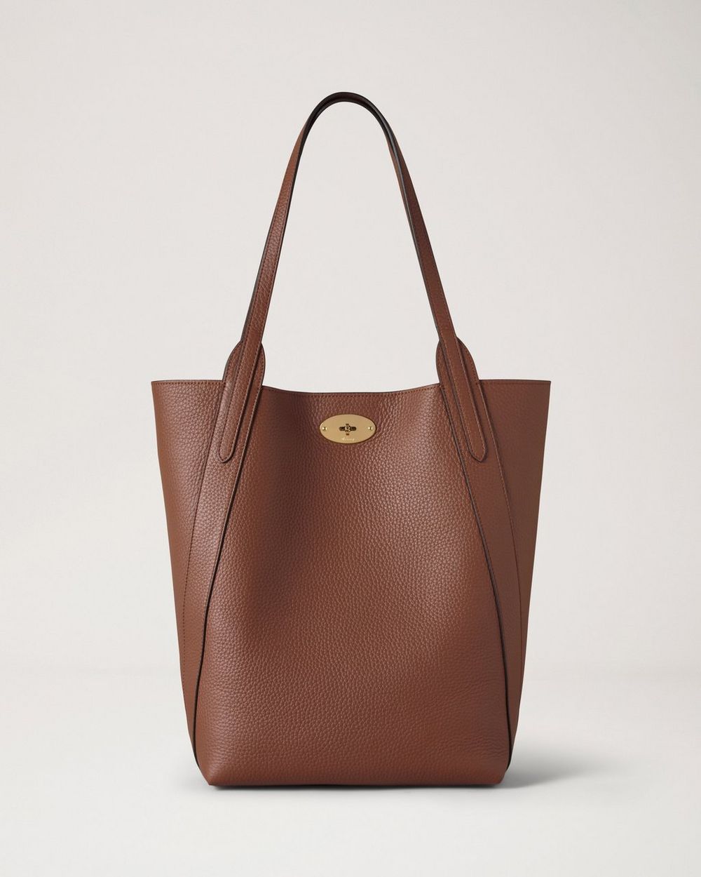 Mulberry | North South Bayswater Tote - Bright Oak Heavy Grain