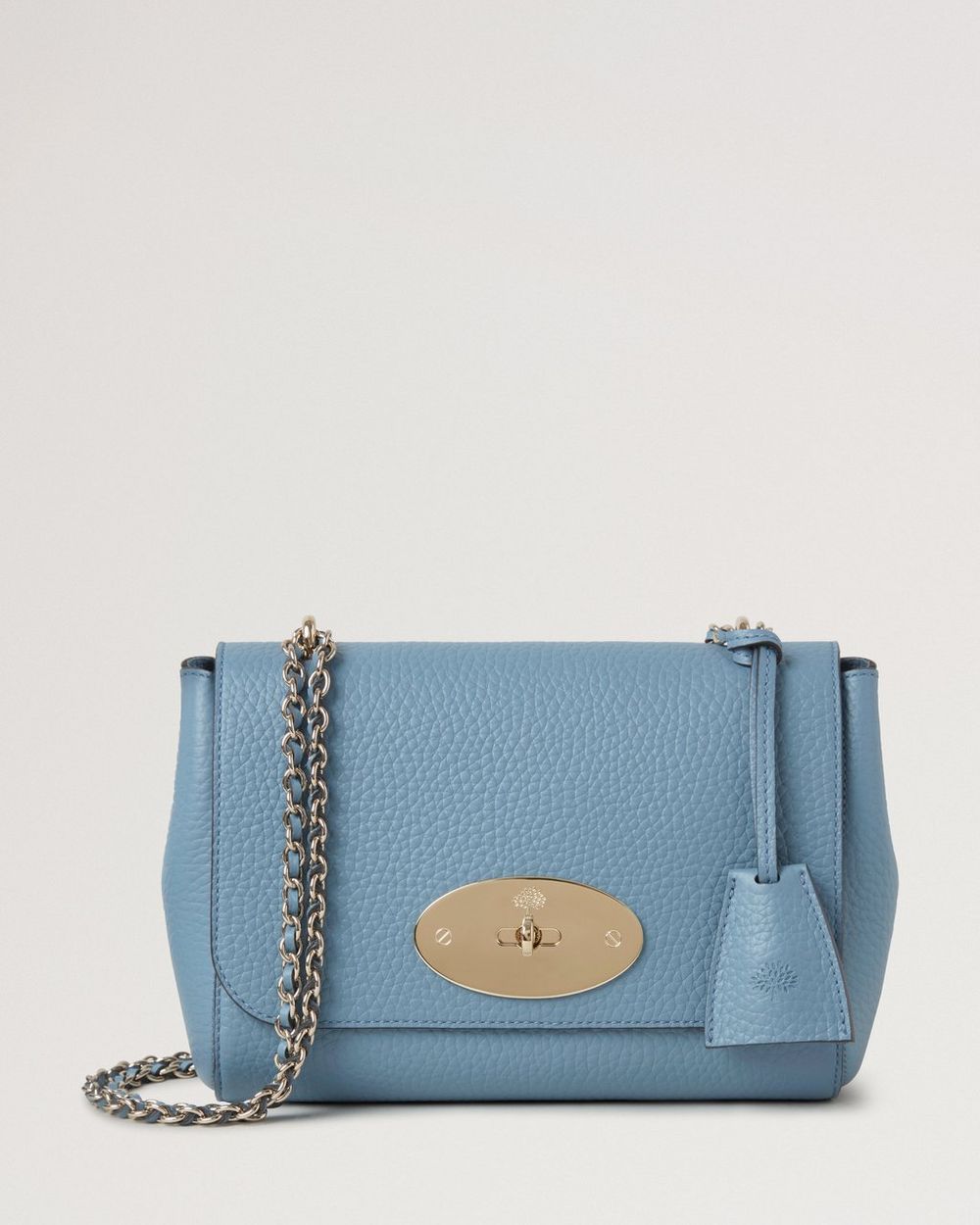 Mulberry | Lily - Brighton Blue Heavy Grain