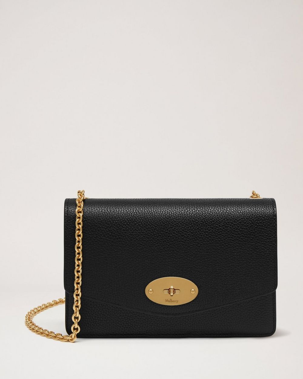 Mulberry | Small Darley - Black Small Classic Grain