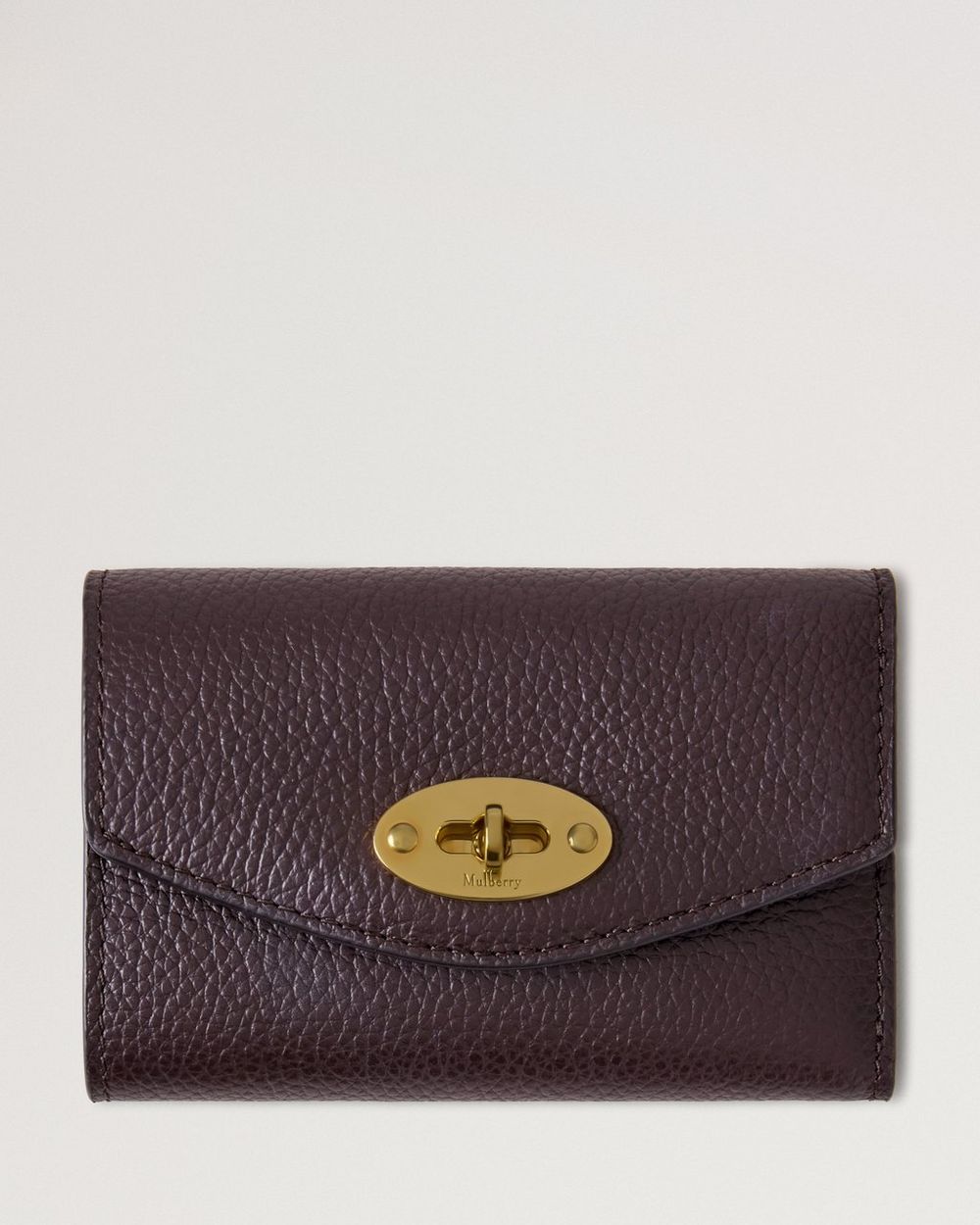Mulberry | Darley Folded Multi-Card Wallet - Ebony Small Classic Grain