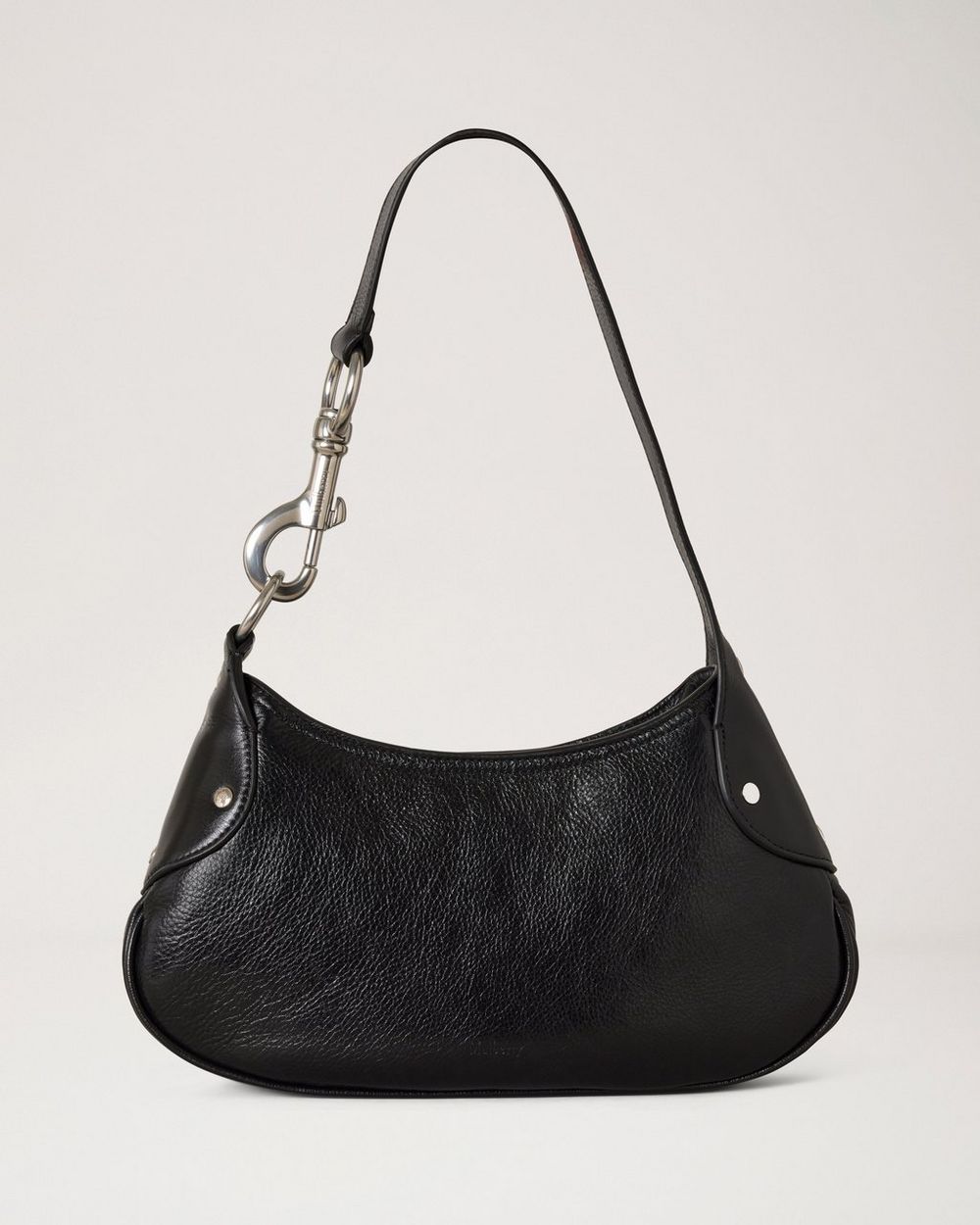 Mulberry | Small Hackney Shoulder Bag - Black High Shine Leather