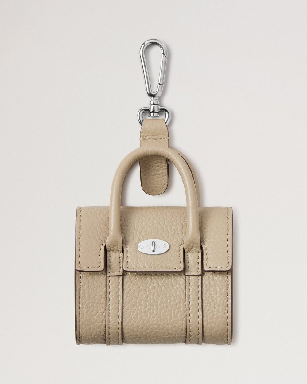 Mulberry | Bayswater Dog Bag Holder - Dune & Oxblood Small Classic Grain