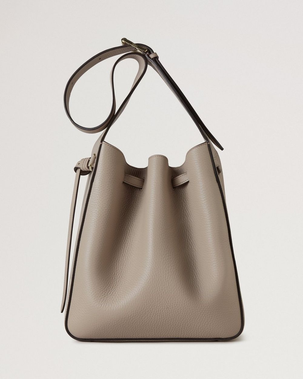 Mulberry | Lyra Bucket - Cashmere Taupe Heavy Grain
