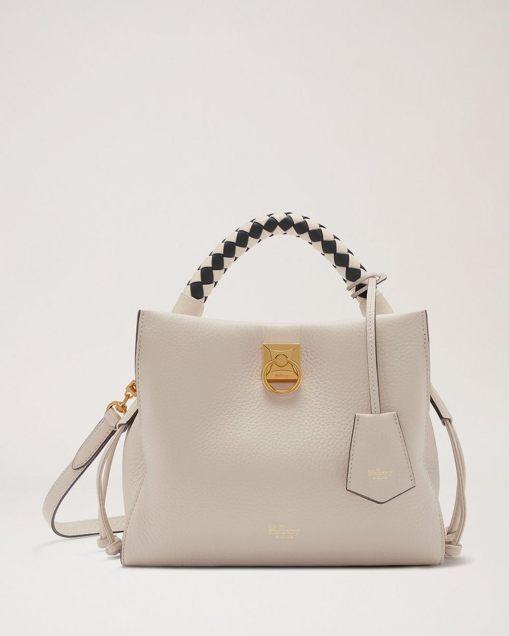 Mulberry | Small Iris - Chalk & Midnight Heavy Grain