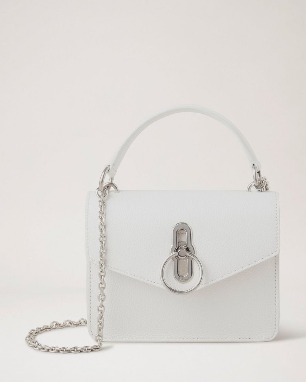 Mulberry | Small Amberley Crossbody - White Small Classic Grain