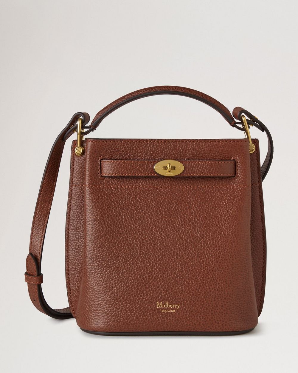 Mulberry | Mini Islington Bucket - Oak Two-Tone Small Classic Grain