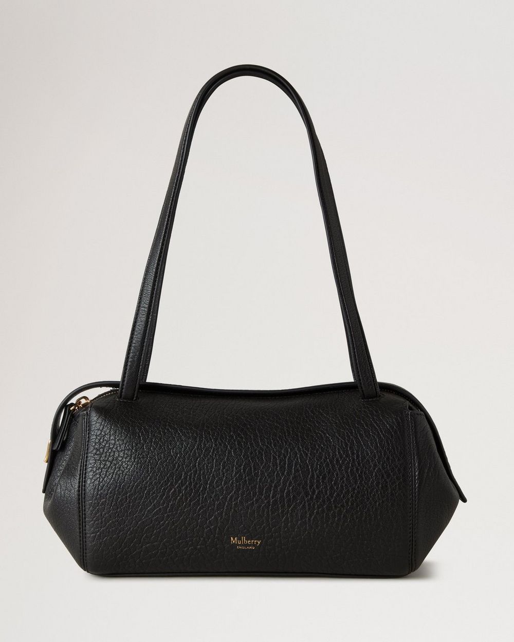 Mulberry | Meadow Small Shoulder Bag - Black Natural Grain