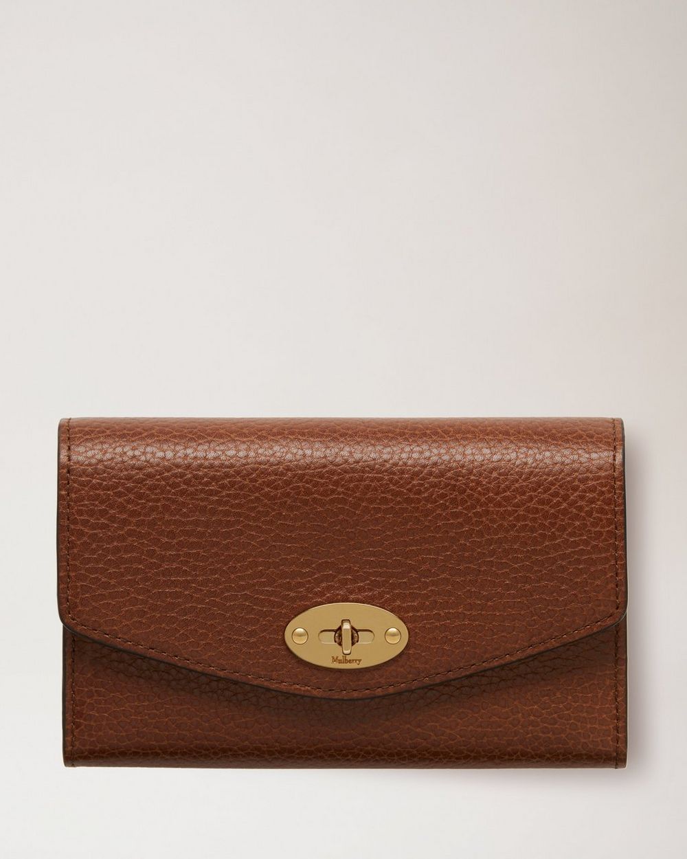 Mulberry | Medium Darley Wallet - Oak Small Classic Grain