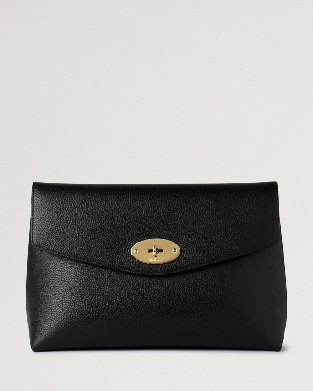 Mulberry | Large Darley Cosmetic Pouch - Black Small Classic Grain