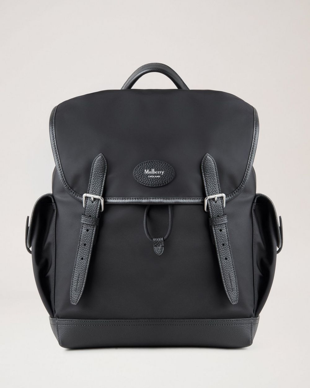 Mulberry | Heritage Nylon Backpack - Black Nylon