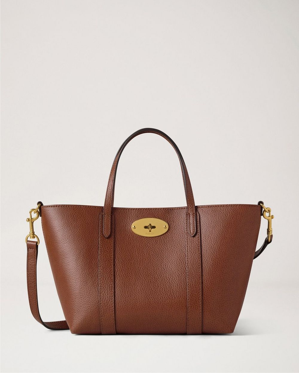 Mulberry | Mini Bayswater Tote - Oak Two-Tone Small Classic Grain