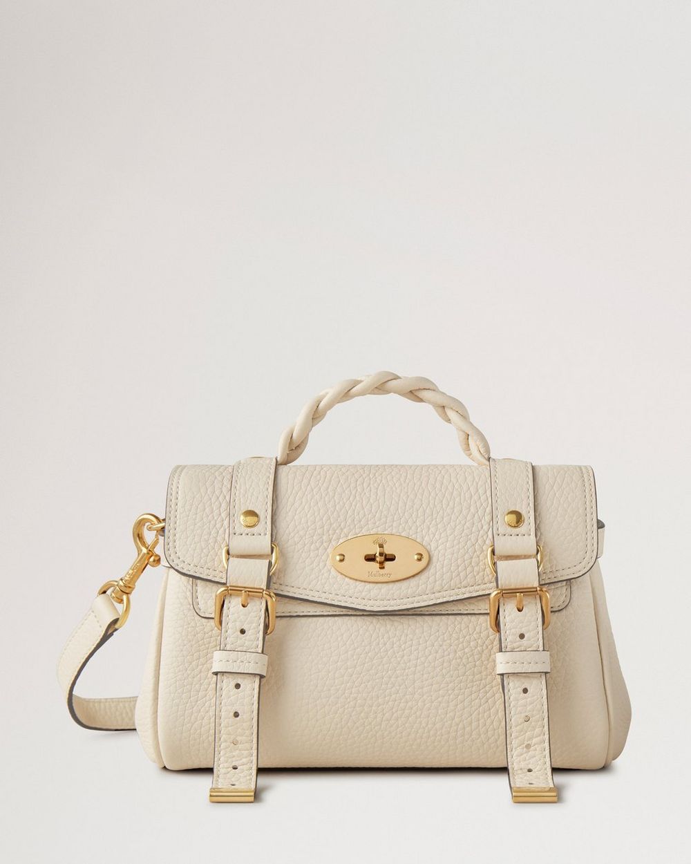 Mulberry | Mini Alexa - Eggshell Heavy Grain