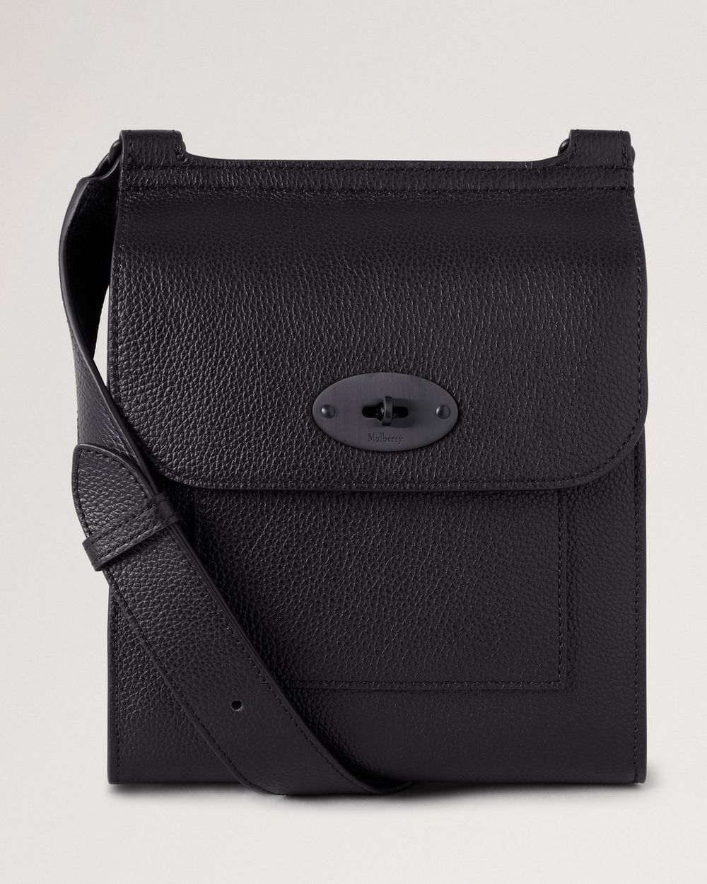 Mulberry | Small Antony - Black & Black Small Classic Grain