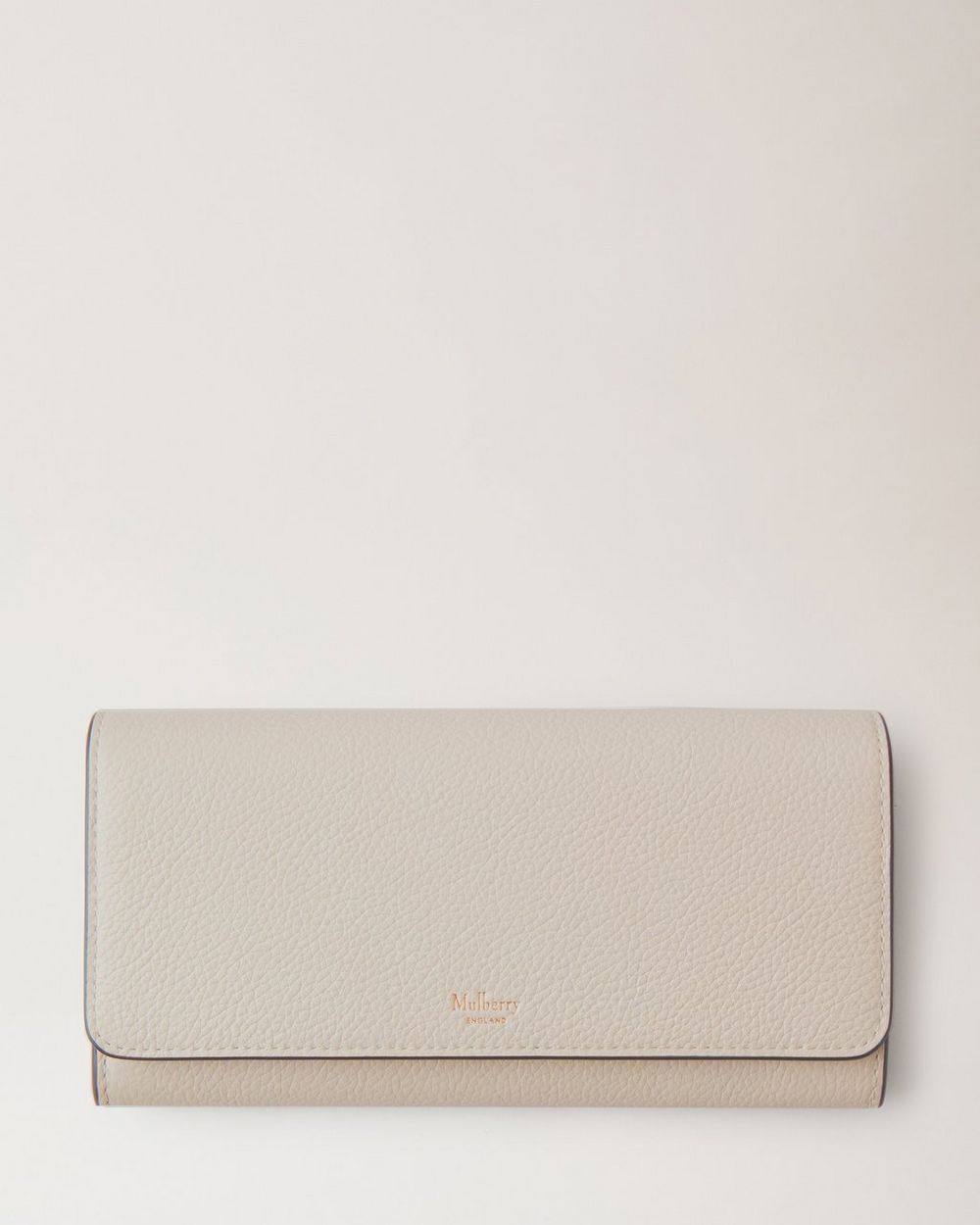 Mulberry | Continental Wallet - Chalk Small Classic Grain