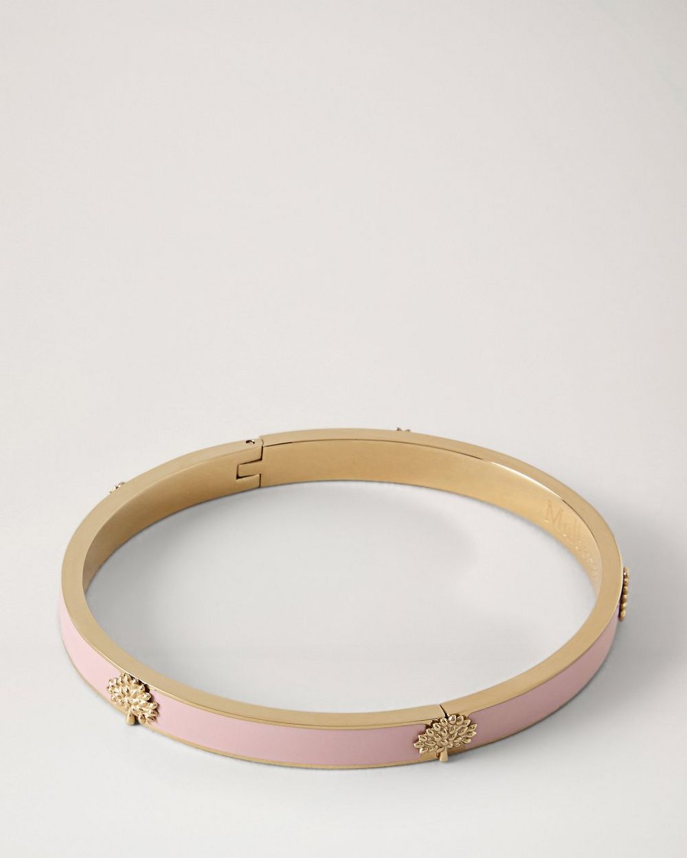Mulberry | Mulberry Tree Enamel Bracelet - Powder Pink Stainless Steel & Enamel
