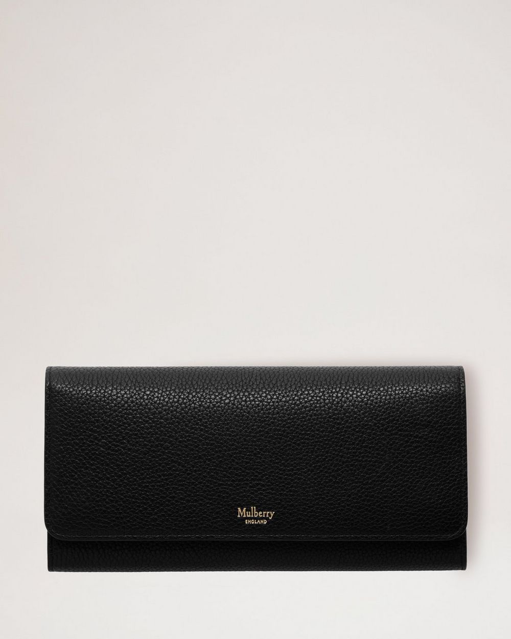 Mulberry | Continental Wallet - Black Small Classic Grain