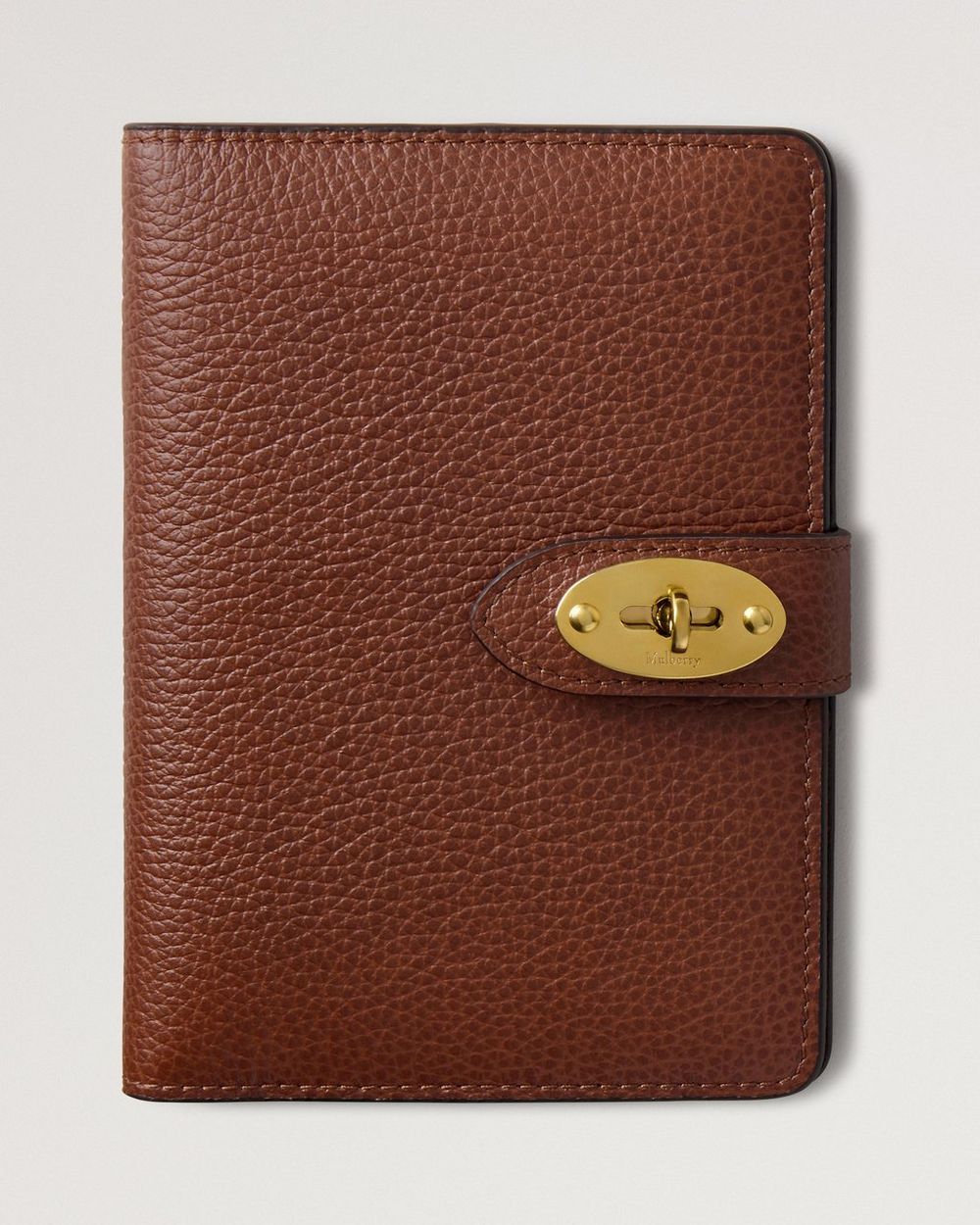 Mulberry | Darley Passport Cover - Oak Two-Tone Small Classic Grain