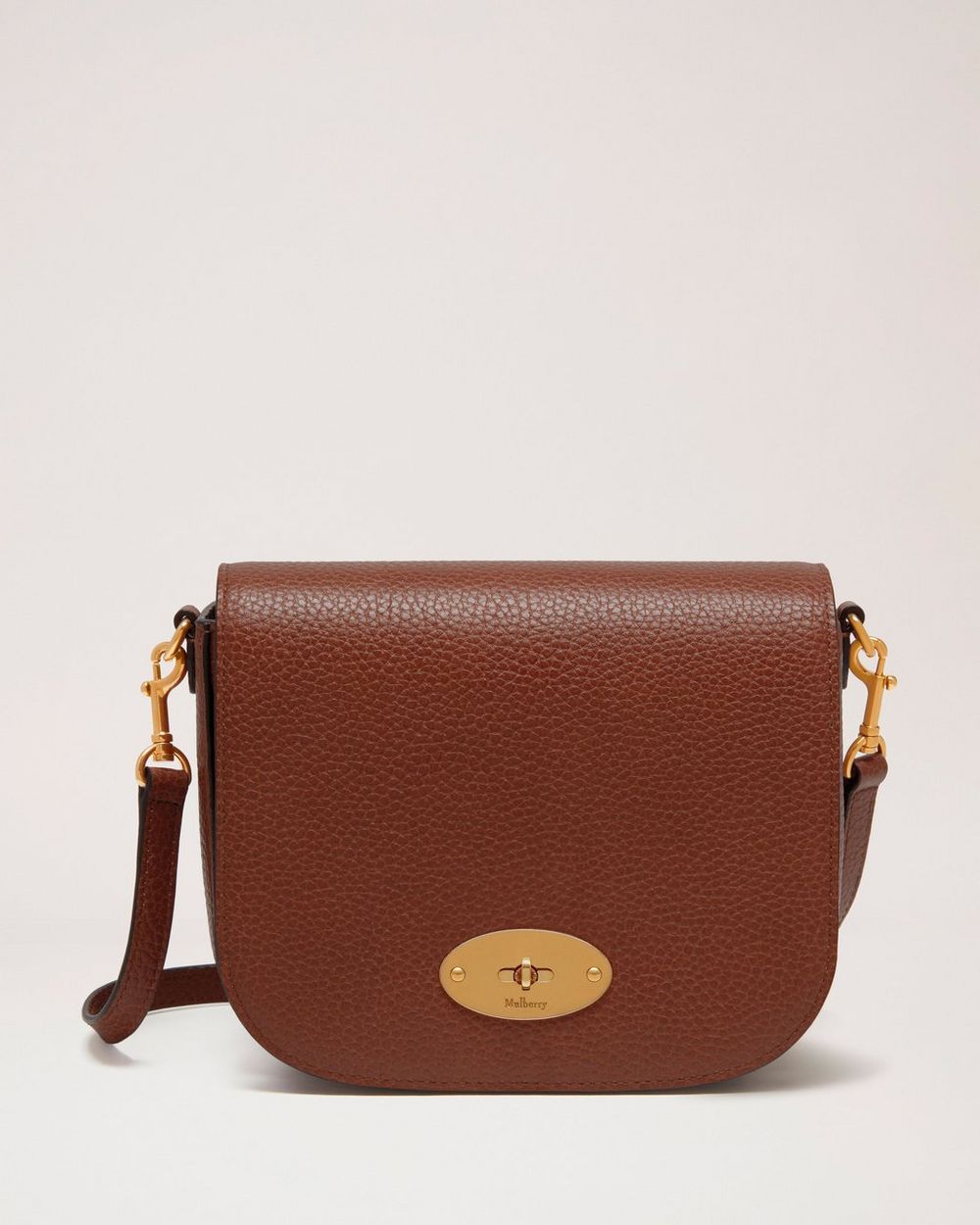 Mulberry | Small Darley Satchel - Oak Small Classic Grain