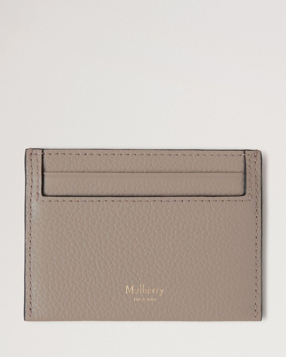Mulberry | Credit Card Slip - Cashmere Taupe Small Classic Grain