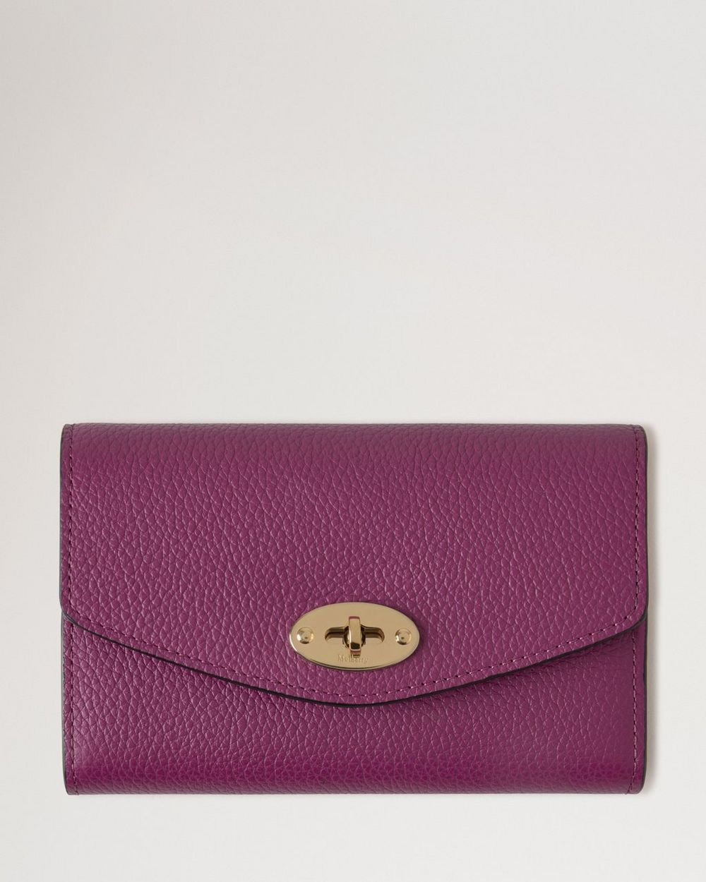 Mulberry | Medium Darley Wallet - Orchid Bloom Small Classic Grain