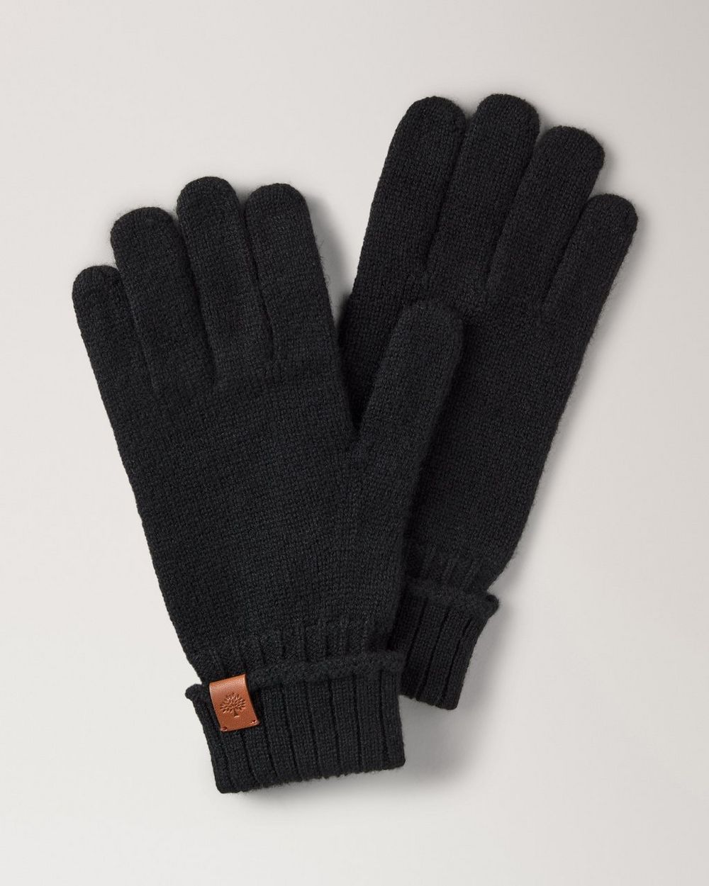 Mulberry | Cashmere Gloves - Black Cashmere