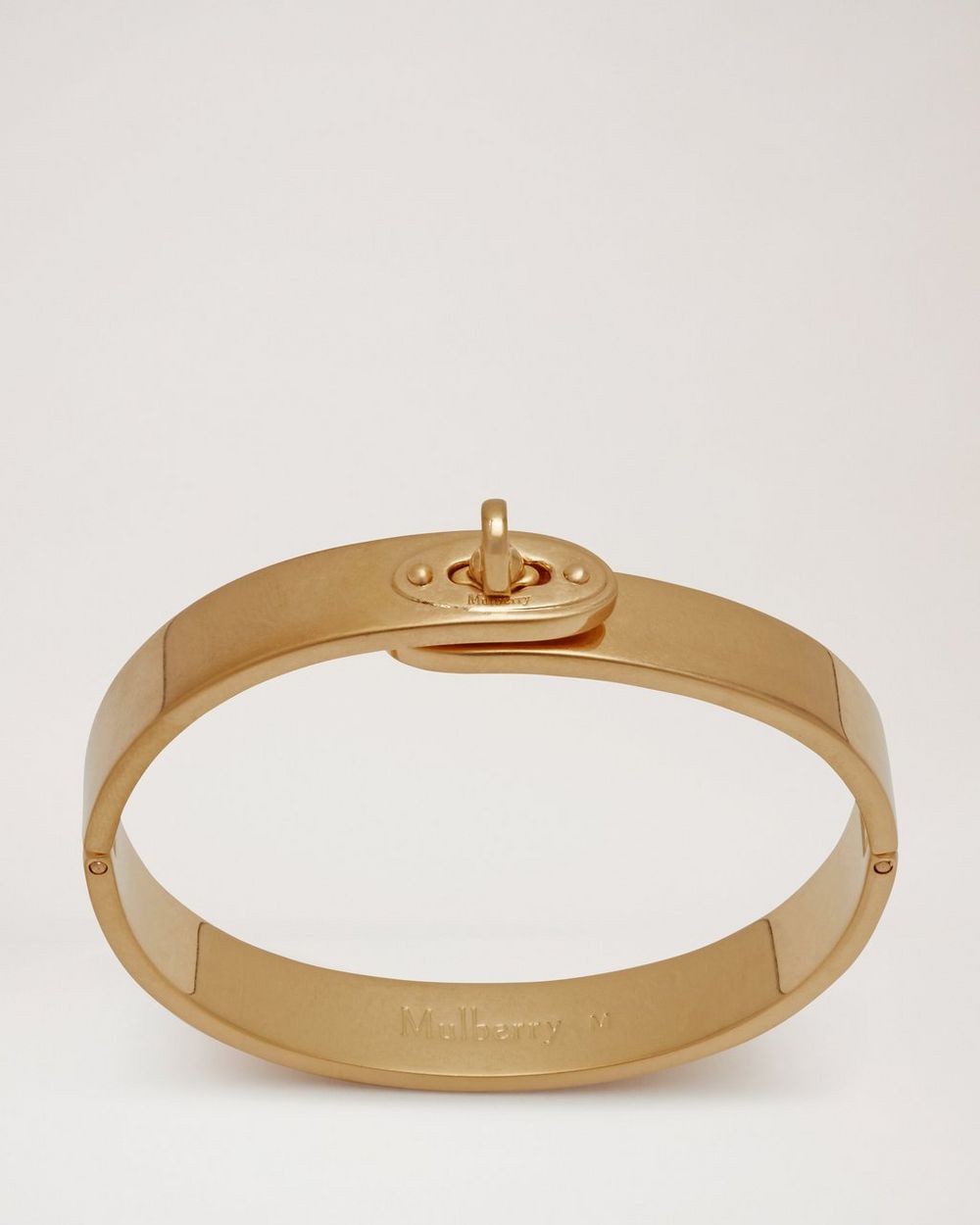 Mulberry | Bayswater Metal Slim Bracelet - Gold Antique Style Metal