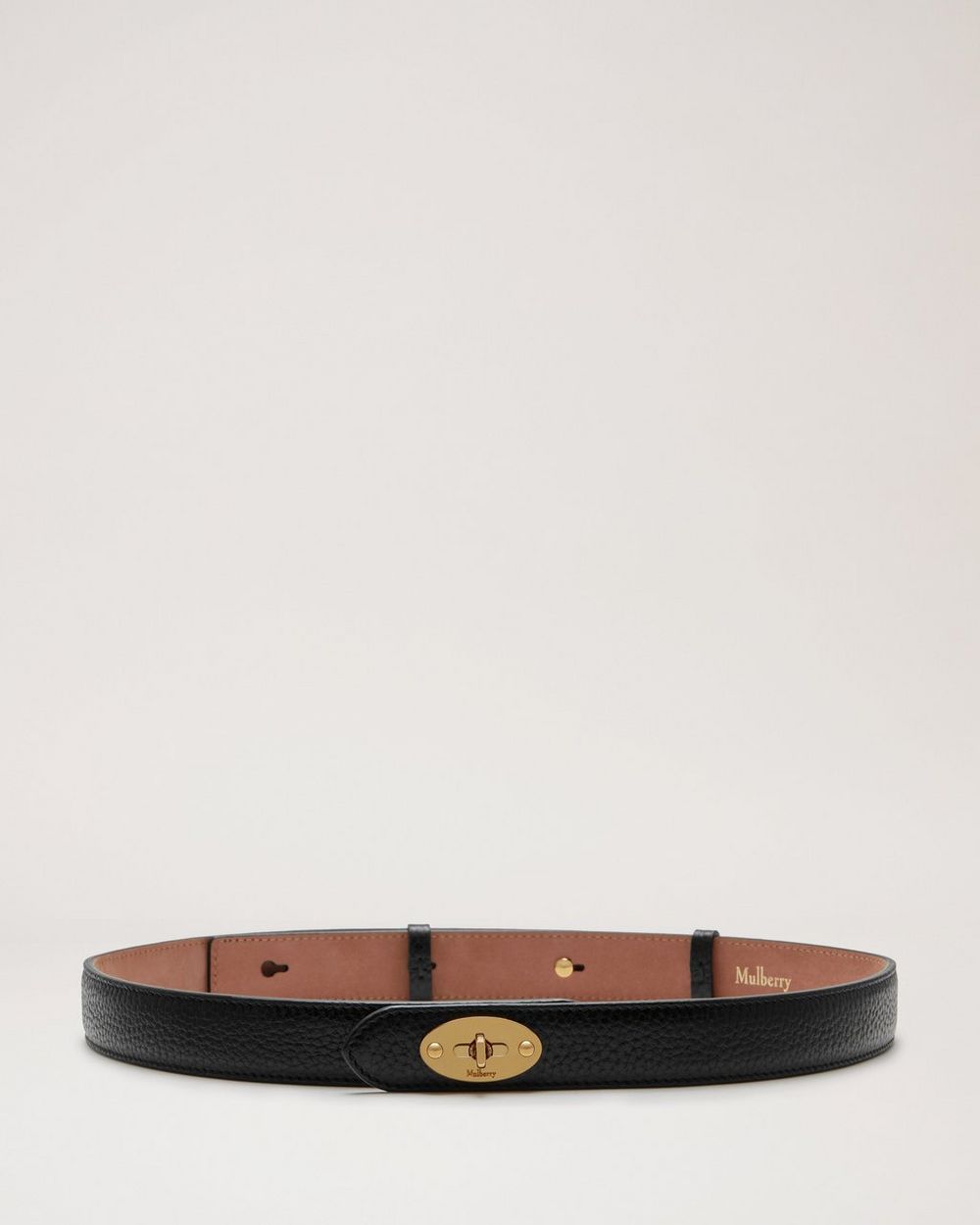 Mulberry | Darley Belt - Black Natural Grain Leather