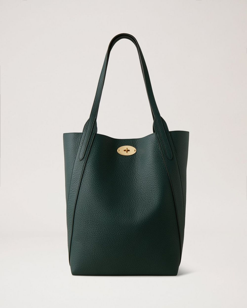 Mulberry | North South Bayswater Tote - Mulberry Green Heavy Grain