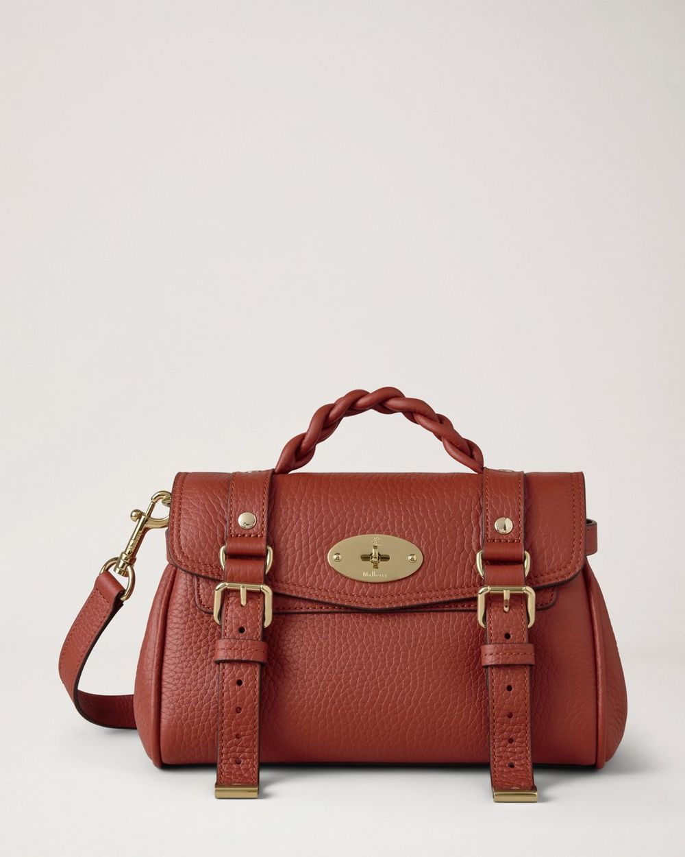 Mulberry | Mini Alexa - Rust Heavy Grain