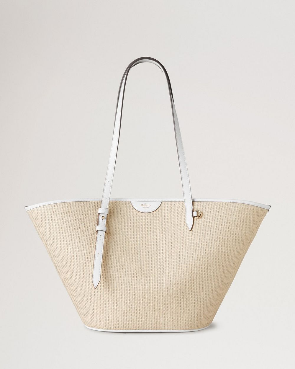 Mulberry | Basket Tote - White Raffia
