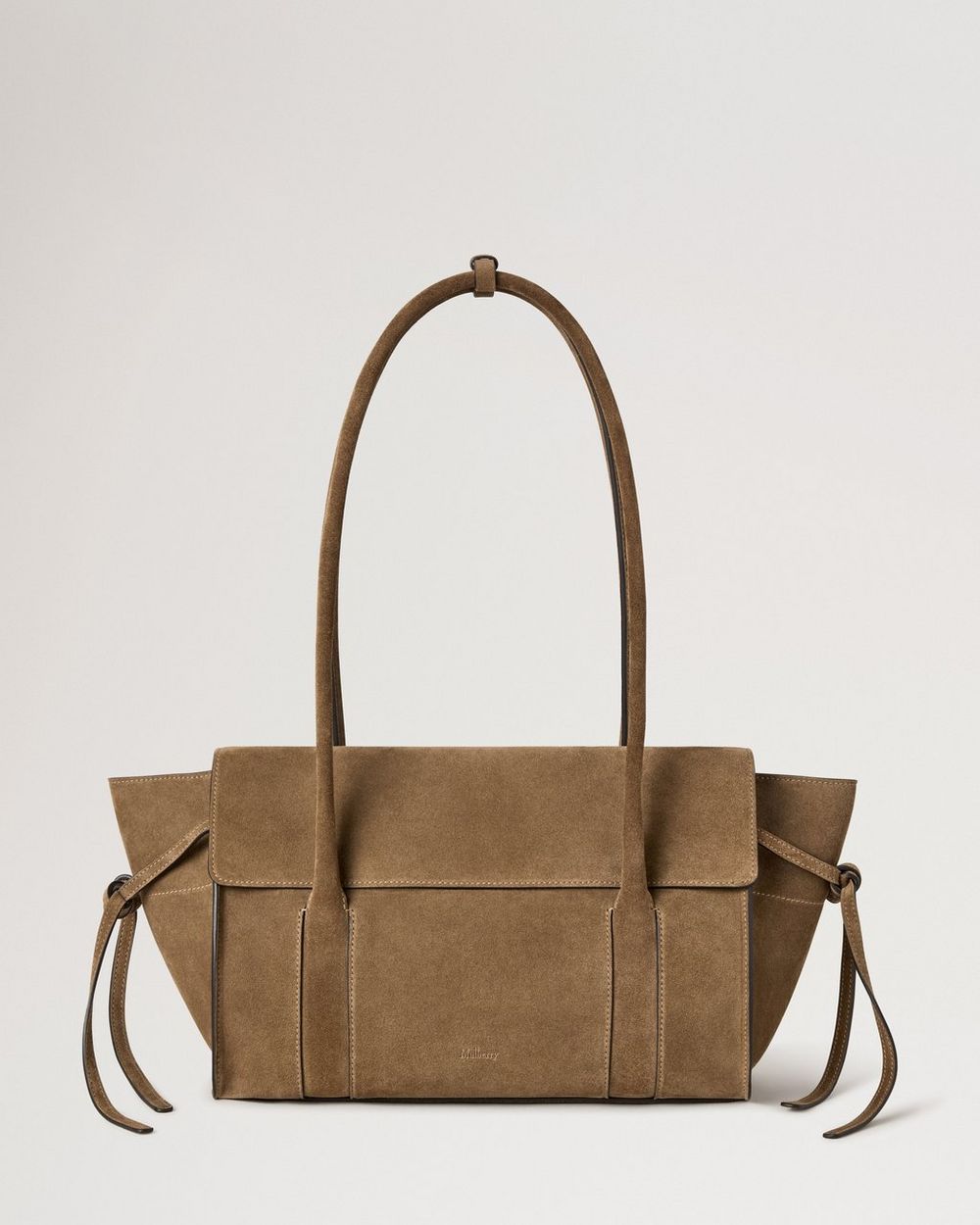 Mulberry | Small Soft Bayswater - Salcombe Sand Suede