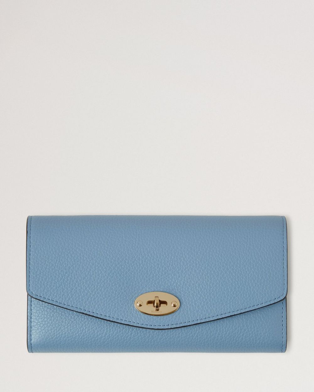 Mulberry | Darley Wallet - Brighton Blue Small Classic Grain