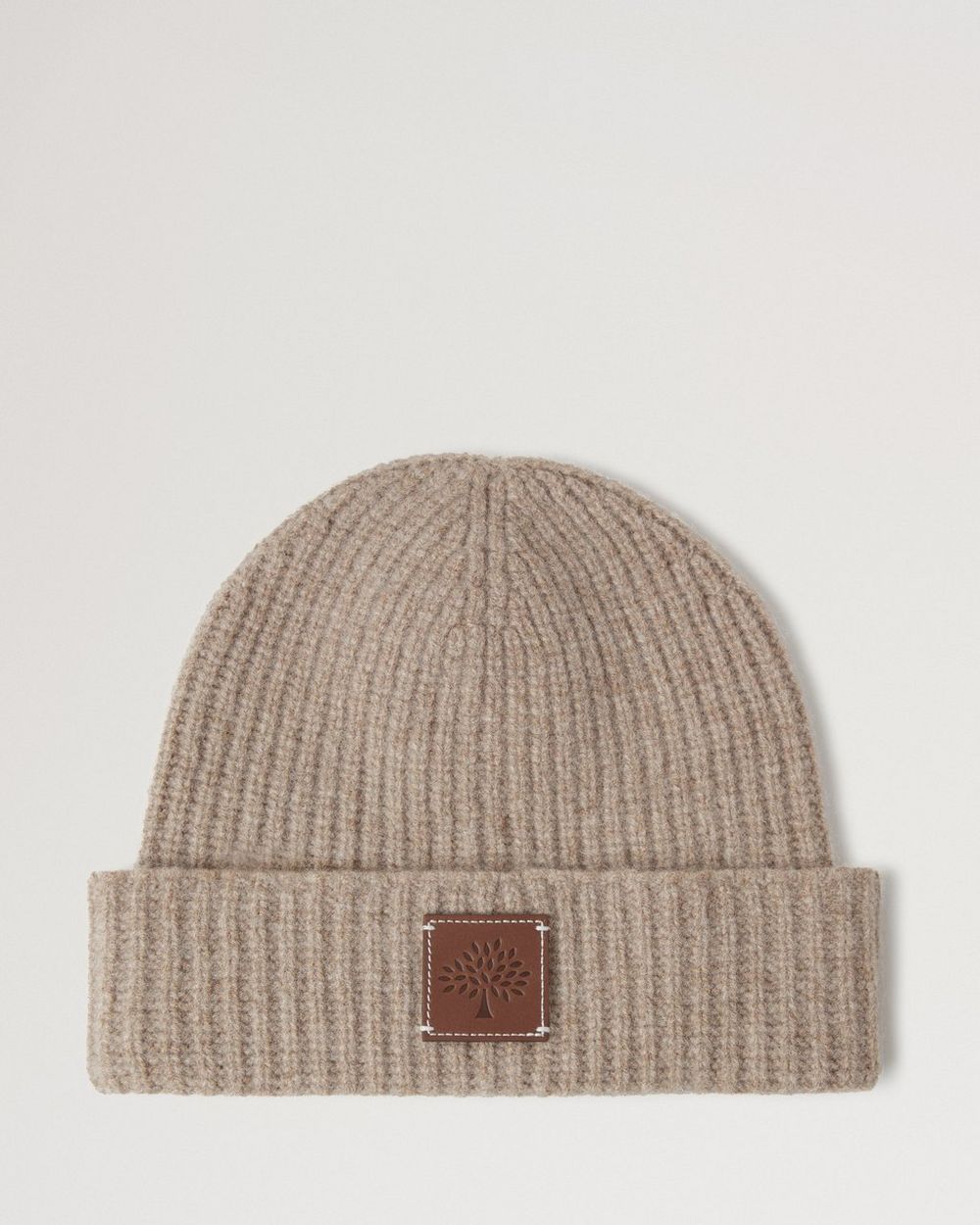 Mulberry | Solid Textured Beanie - Maple Lambswool
