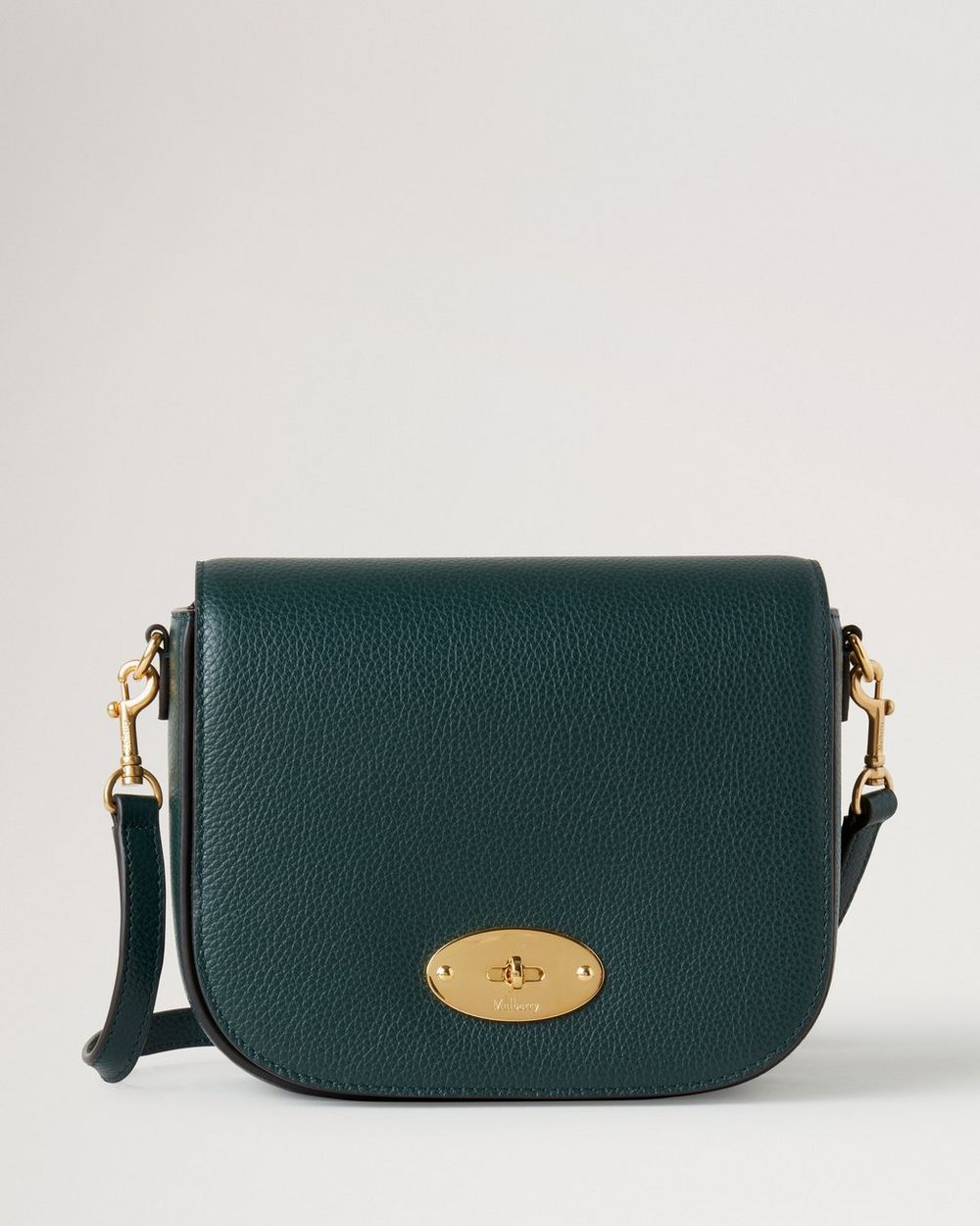 Mulberry | Small Darley Satchel - Mulberry Green Small Classic Grain