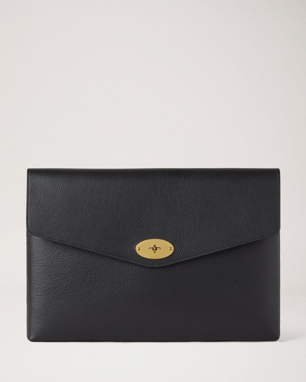Mulberry | Darley Envelope Pouch - Black Small Classic Grain