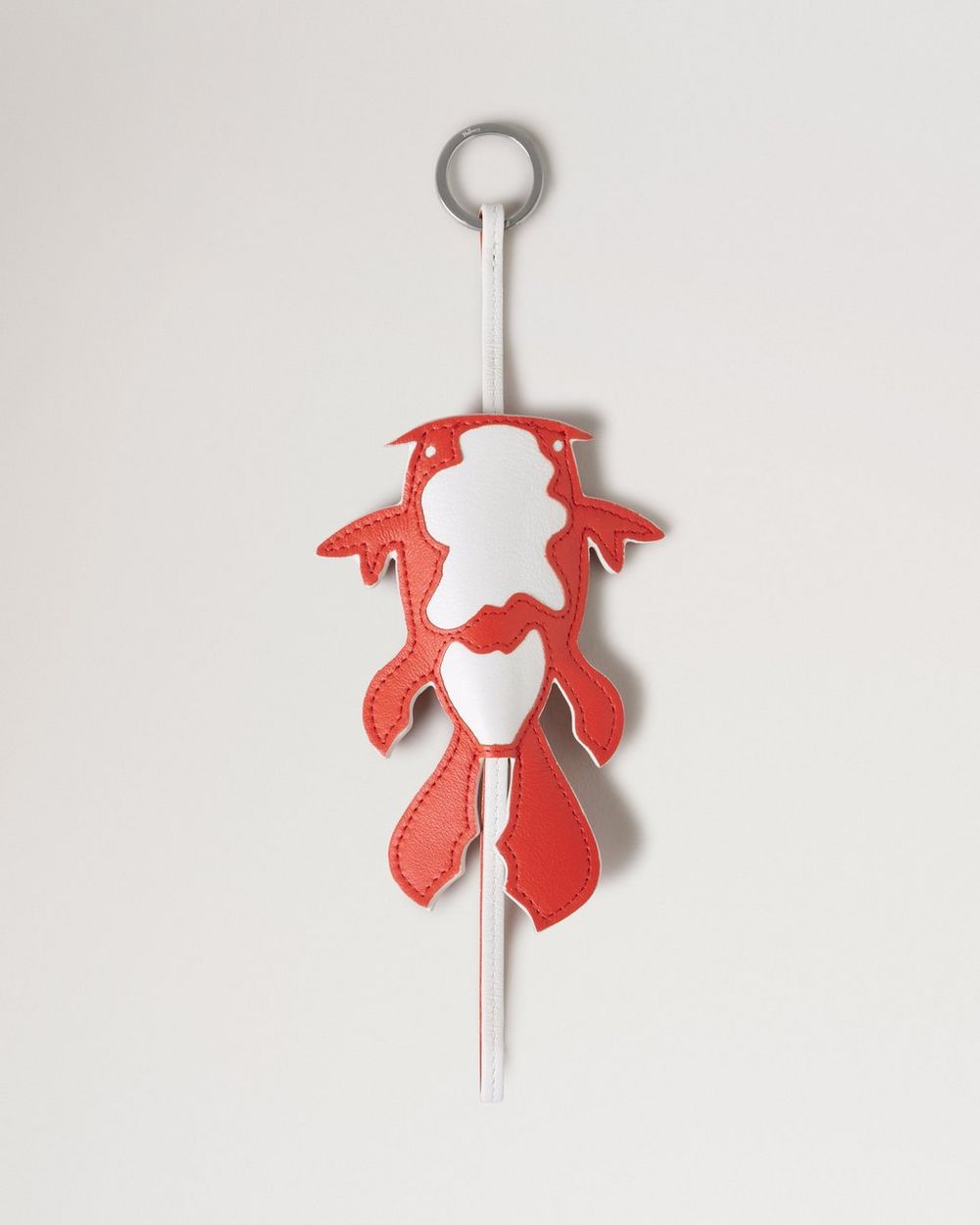 Mulberry | Koi Fish Keyring - Coral Silky Calf