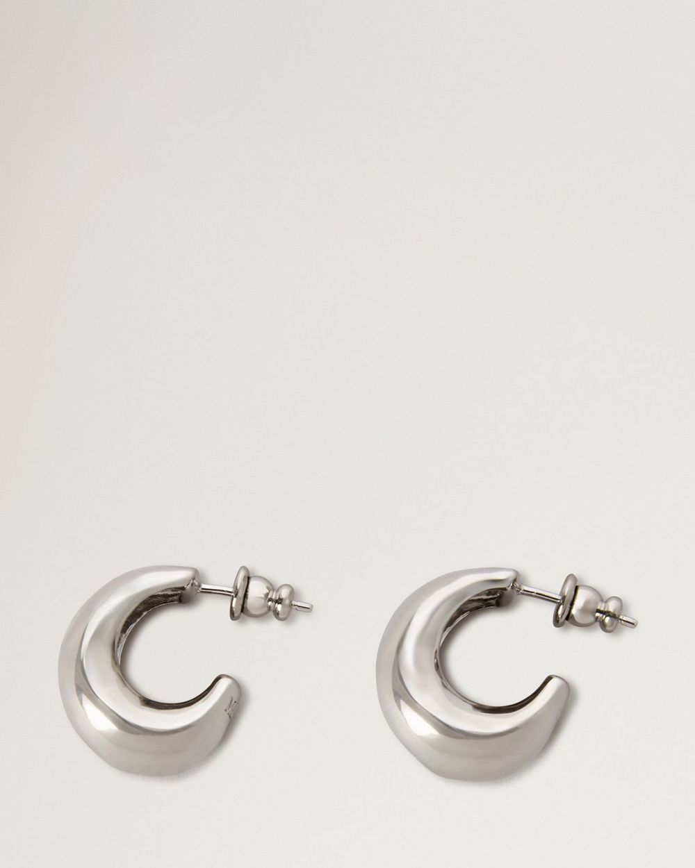 Mulberry | Lana Hoop Earrings - Silver Plated Brass