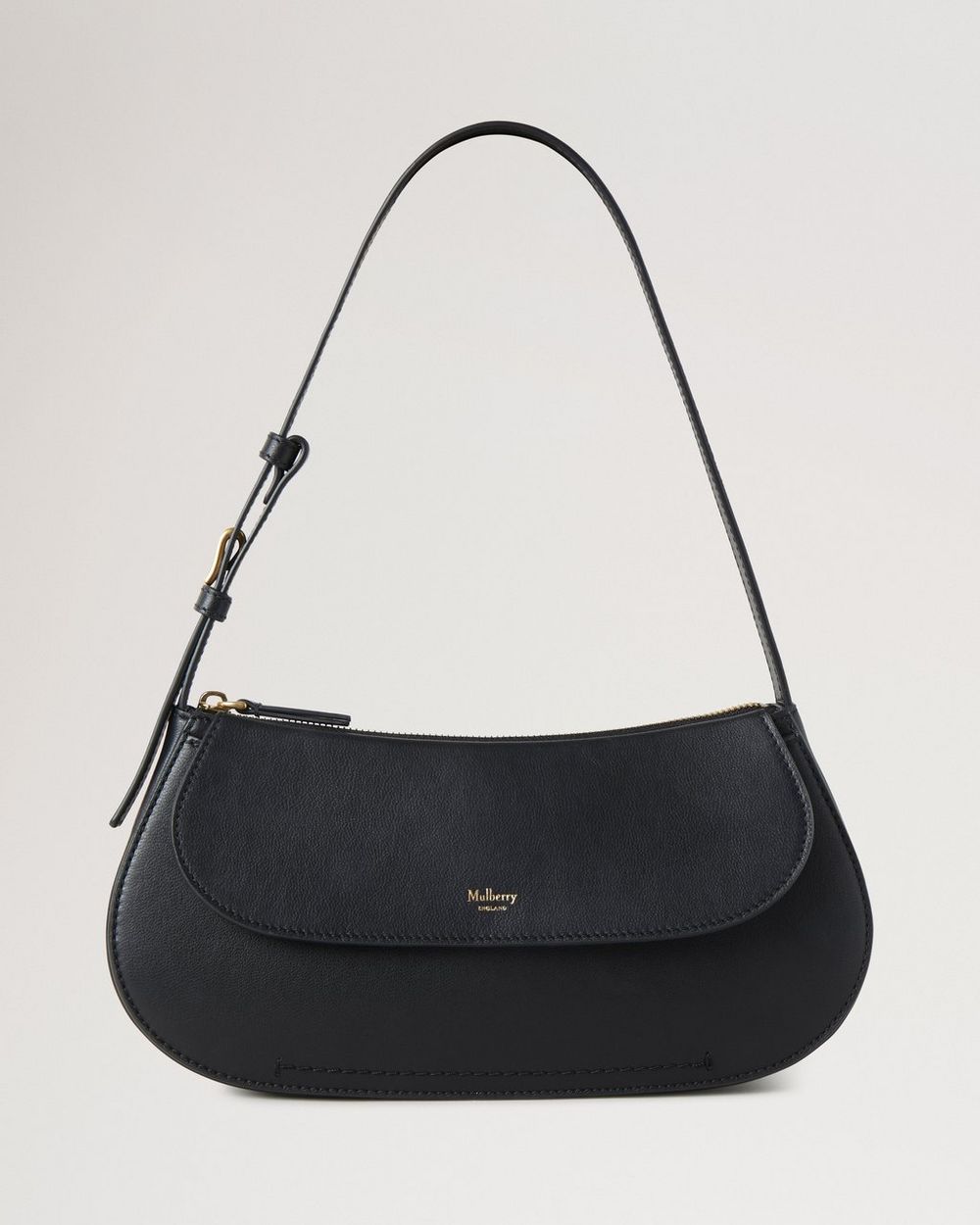 Mulberry | Clovelly Shoulder Bag - Black Micro Classic Grain
