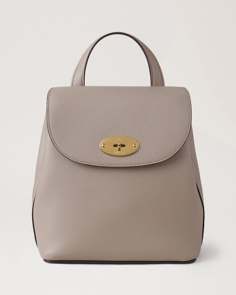 Mulberry | Mini Bayswater Backpack - Cashmere Taupe Small Classic Grain