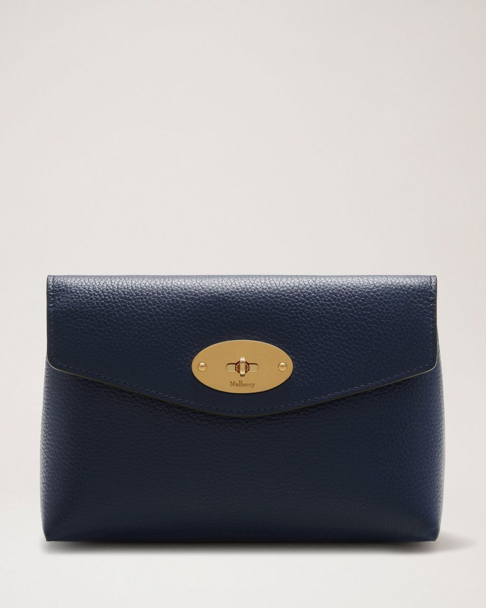 Mulberry | Darley Cosmetic Pouch - Bright Navy Small Classic Grain