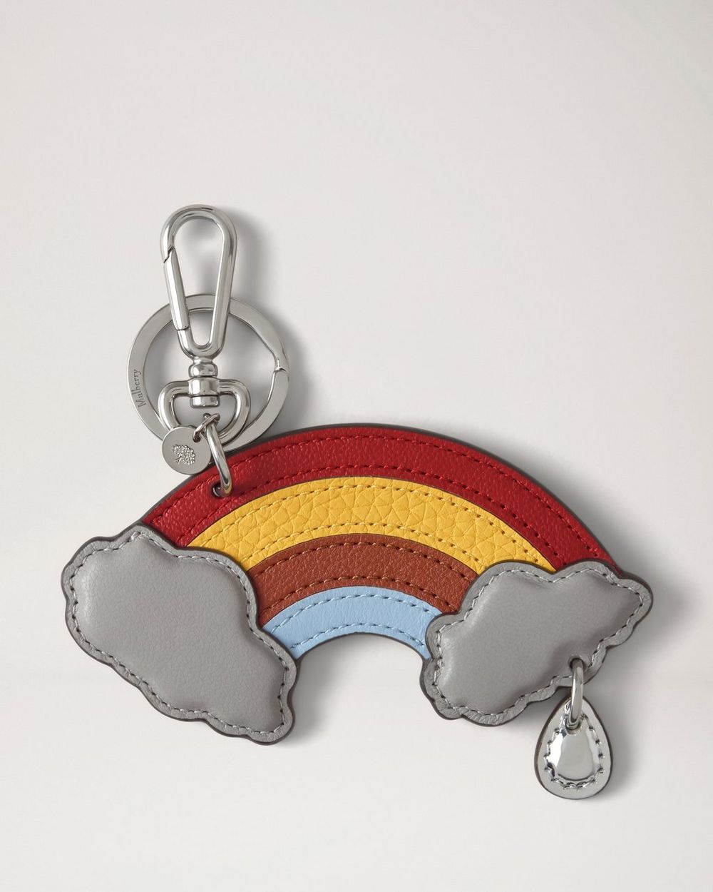 Mulberry | British Park Keyring - Rainbow - Multicolour Mixed Material