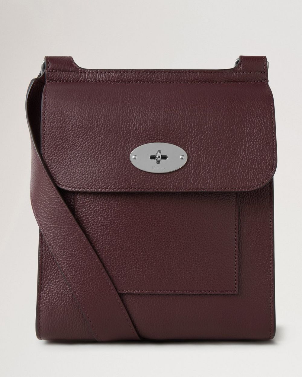 Mulberry | Small Antony - Black Cherry Small Classic Grain