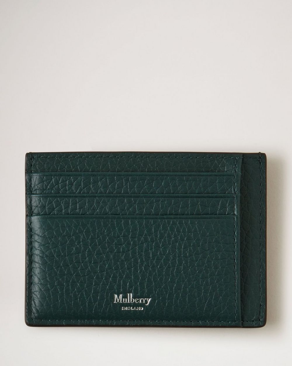 Mulberry | Card Holder - Mulberry Green Heavy Grain