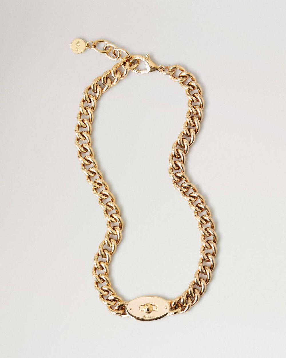Mulberry | Bayswater Chunky Chain Necklace - Gold Stainless Steel