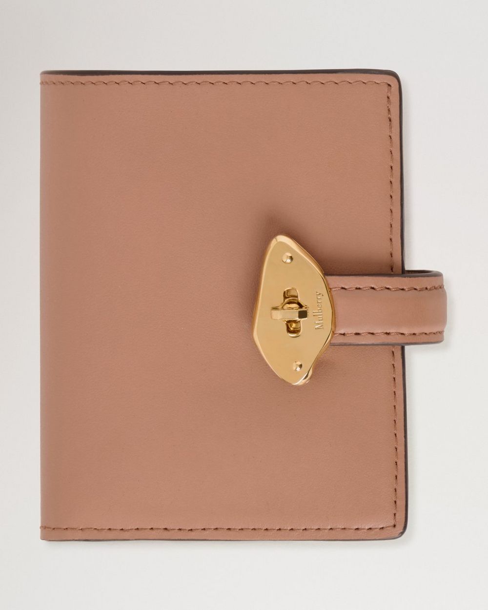 Mulberry | Lana Compact Wallet - Sable High Gloss Leather