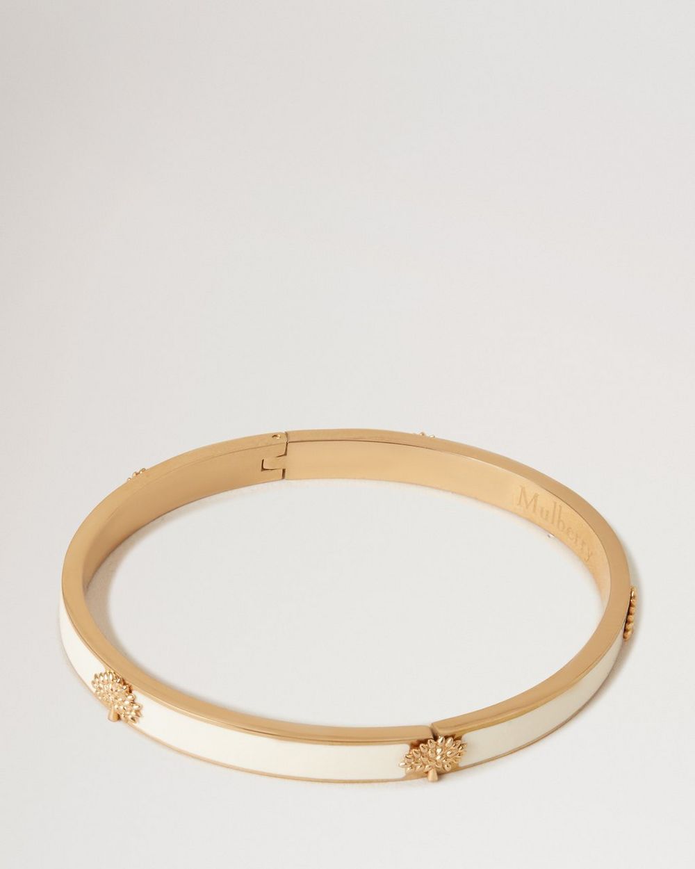 Mulberry | Mulberry Tree Enamel Bracelet - Eggshell Mixed Material