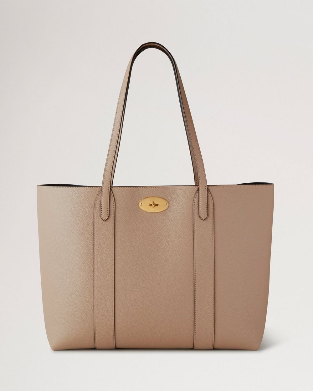 Mulberry | Bayswater Tote - Maple & Navy Small Classic Grain with Contrast
